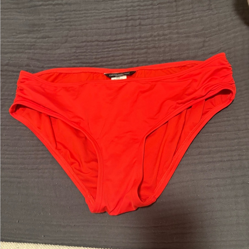 Carmen Marco Valvo persimmon bikini bottoms size XL. Never worn.